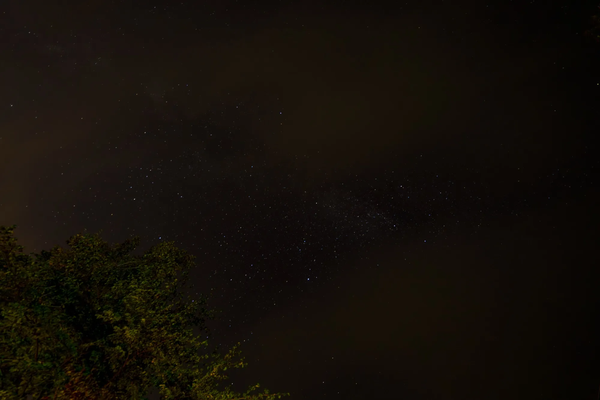星空と天体望遠鏡